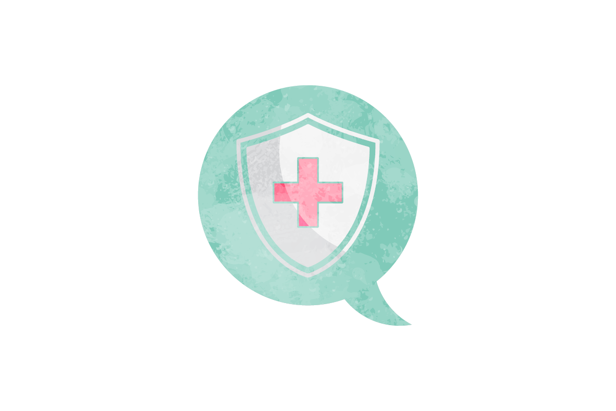 William Russell brand icon showing medical protection shield