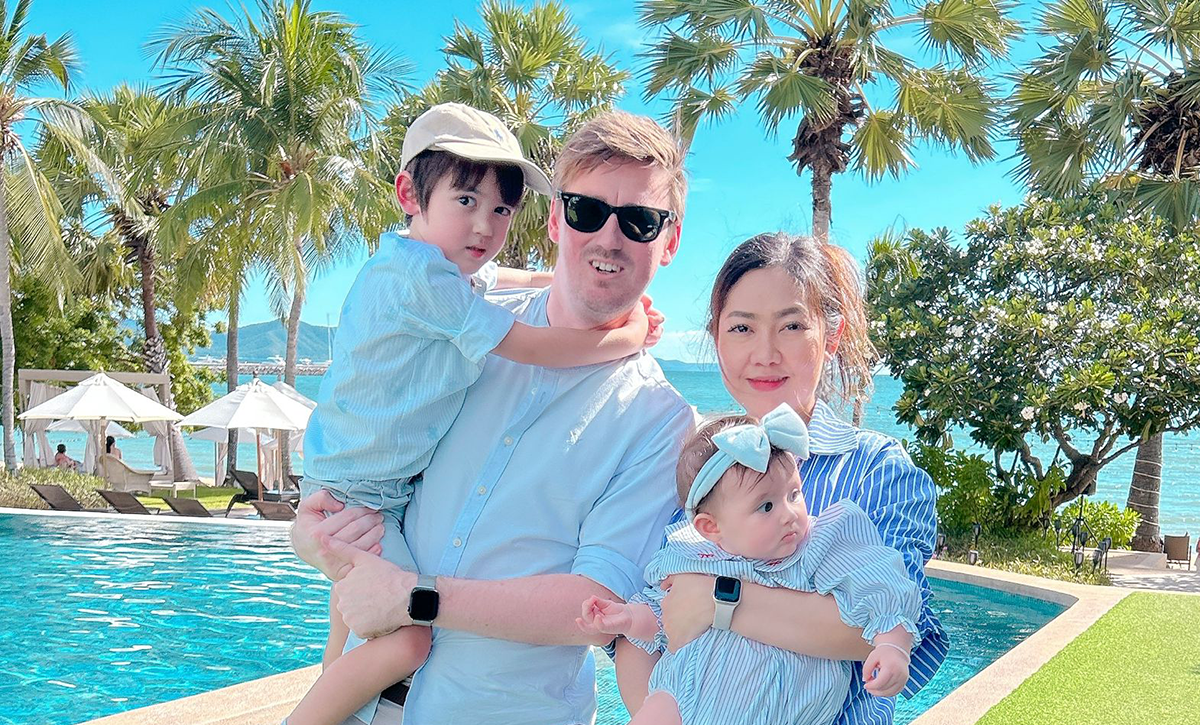 The family in Thailand
